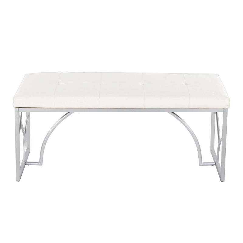 Banc moderne, banc polyvalent pour la maison, soutien stable et montage facile, meuble d'appoint élégant, siège d'appoint indispensable pour appartement et maison
