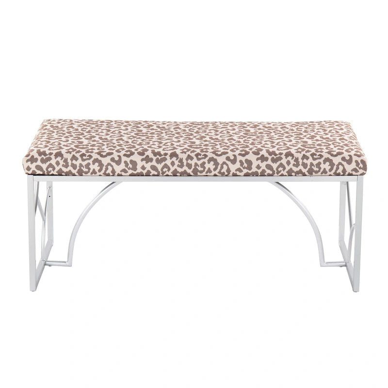 Banc moderne, banc polyvalent pour la maison, soutien stable et montage facile, meuble d'appoint élégant, siège d'appoint indispensable pour appartement et maison