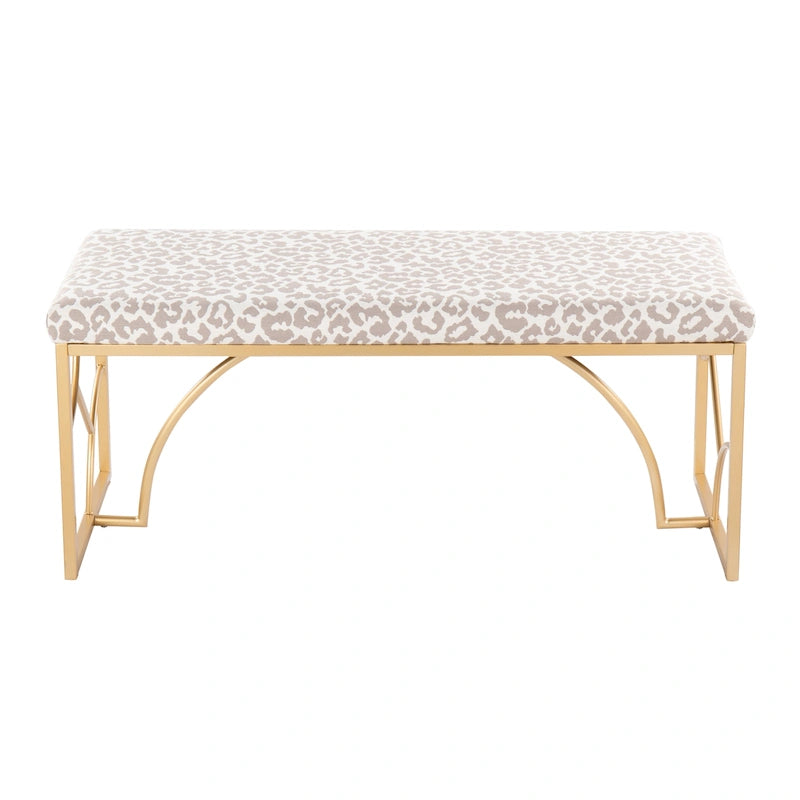 Banc moderne, banc polyvalent pour la maison, soutien stable et montage facile, meuble d'appoint élégant, siège d'appoint indispensable pour appartement et maison