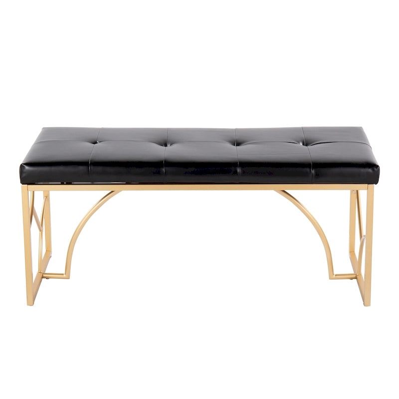 Banc moderne, banc polyvalent pour la maison, soutien stable et montage facile, meuble d'appoint élégant, siège d'appoint indispensable pour appartement et maison