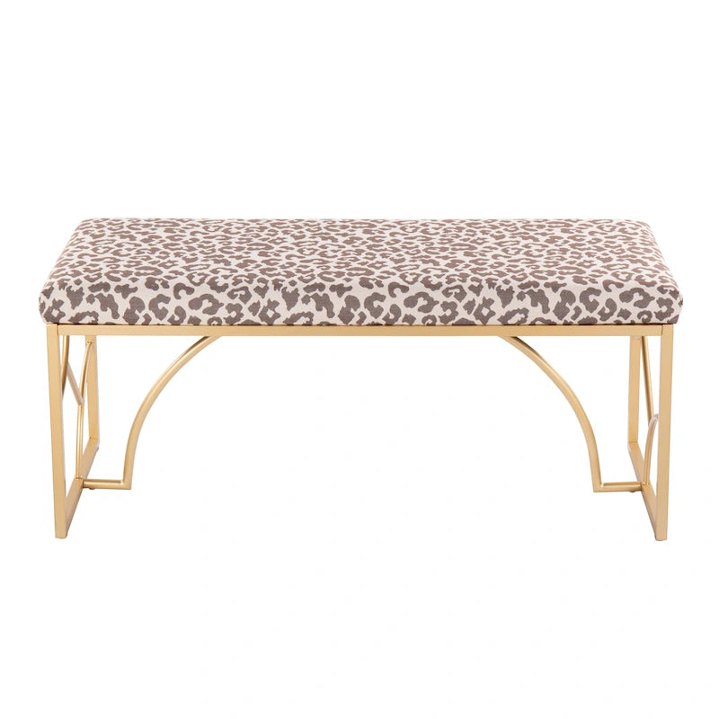 Banc moderne, banc polyvalent pour la maison, soutien stable et montage facile, meuble d'appoint élégant, siège d'appoint indispensable pour appartement et maison