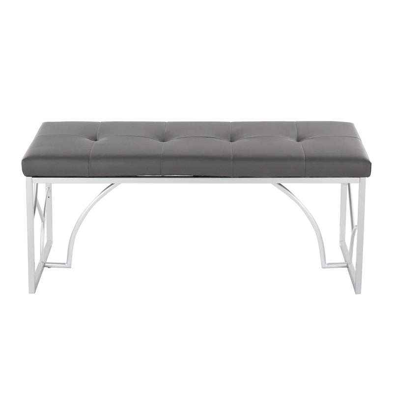 Banc moderne, banc polyvalent pour la maison, soutien stable et montage facile, meuble d'appoint élégant, siège d'appoint indispensable pour appartement et maison