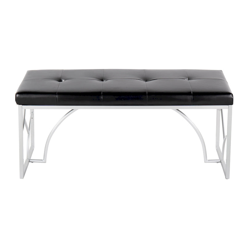 Banc moderne, banc polyvalent pour la maison, soutien stable et montage facile, meuble d'appoint élégant, siège d'appoint indispensable pour appartement et maison