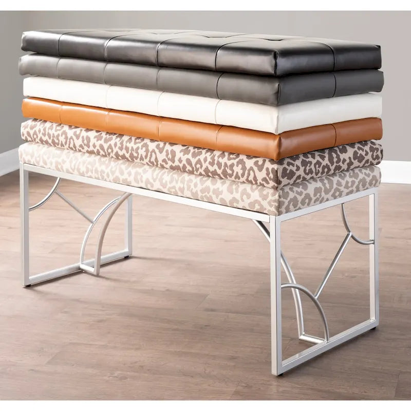 Banc moderne, banc polyvalent pour la maison, soutien stable et montage facile, meuble d'appoint élégant, siège d'appoint indispensable pour appartement et maison