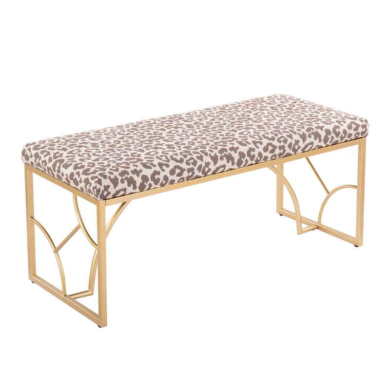 Banc moderne, banc polyvalent pour la maison, soutien stable et montage facile, meuble d'appoint élégant, siège d'appoint indispensable pour appartement et maison