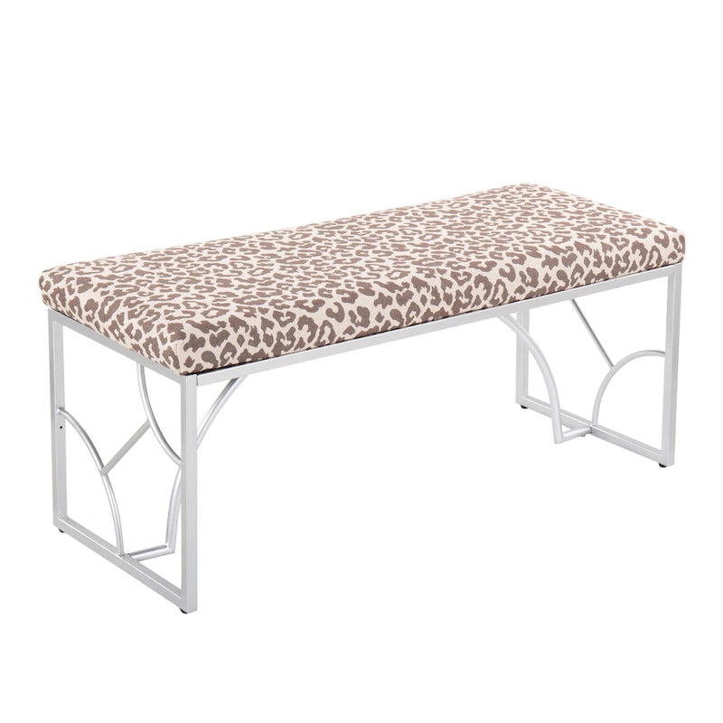 Banc moderne, banc polyvalent pour la maison, soutien stable et montage facile, meuble d'appoint élégant, siège d'appoint indispensable pour appartement et maison