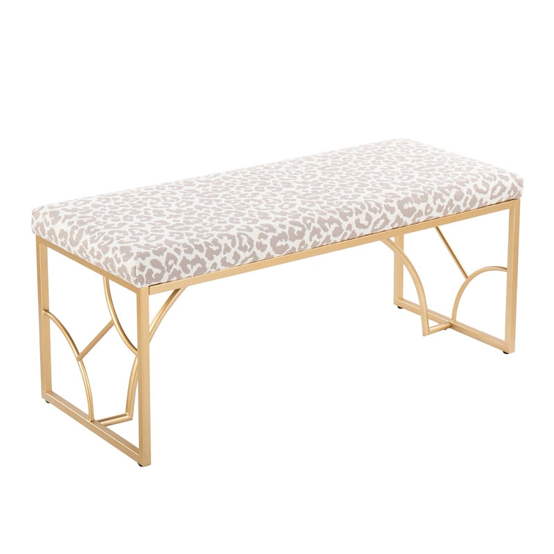 Banc moderne, banc polyvalent pour la maison, soutien stable et montage facile, meuble d'appoint élégant, siège d'appoint indispensable pour appartement et maison