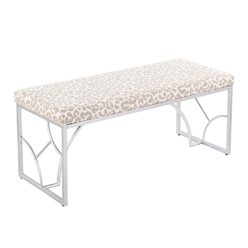 Banc moderne, banc polyvalent pour la maison, soutien stable et montage facile, meuble d'appoint élégant, siège d'appoint indispensable pour appartement et maison