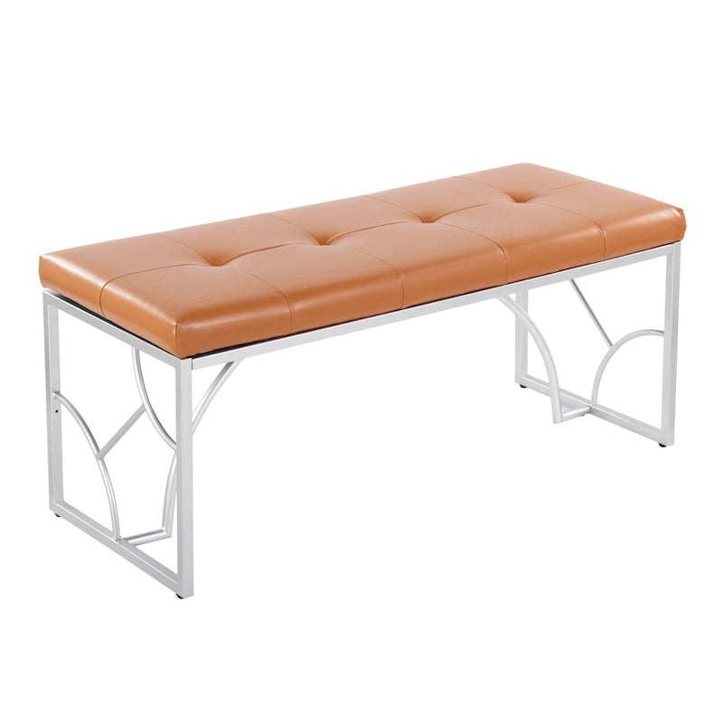 Banc moderne, banc polyvalent pour la maison, soutien stable et montage facile, meuble d'appoint élégant, siège d'appoint indispensable pour appartement et maison