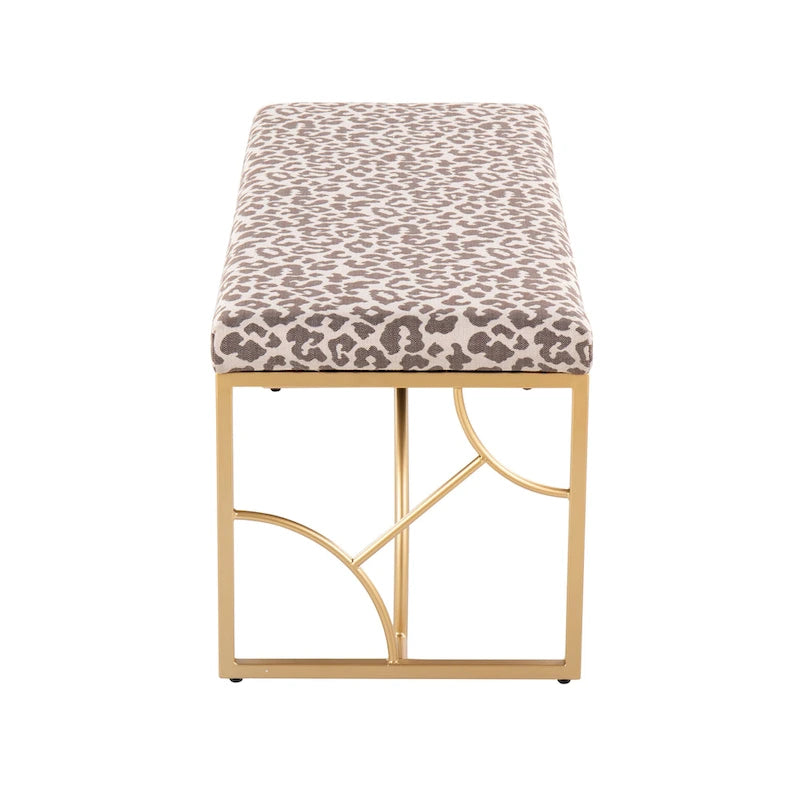 Banc moderne, banc polyvalent pour la maison, soutien stable et montage facile, meuble d'appoint élégant, siège d'appoint indispensable pour appartement et maison
