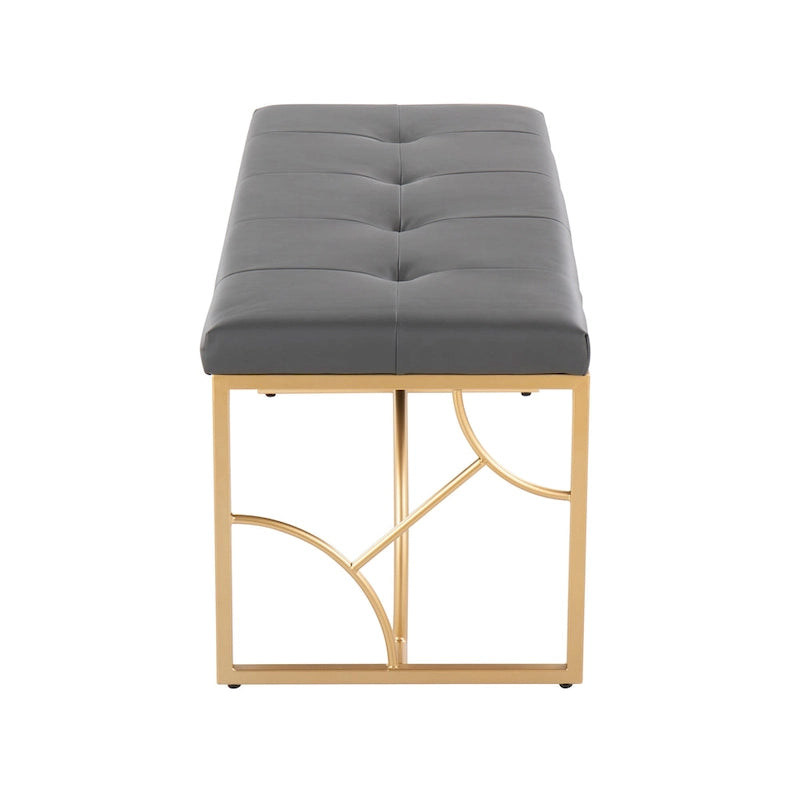 Banc moderne, banc polyvalent pour la maison, soutien stable et montage facile, meuble d'appoint élégant, siège d'appoint indispensable pour appartement et maison