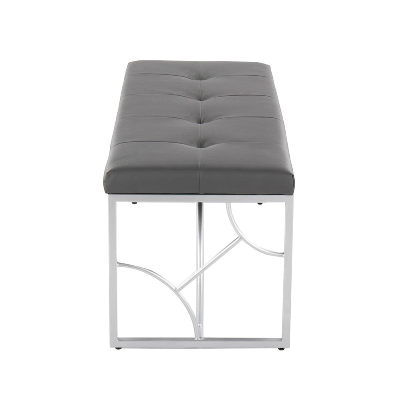 Banc moderne, banc polyvalent pour la maison, soutien stable et montage facile, meuble d'appoint élégant, siège d'appoint indispensable pour appartement et maison