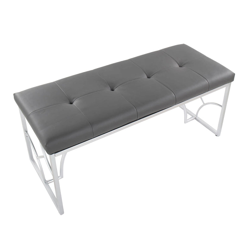 Banc moderne, banc polyvalent pour la maison, soutien stable et montage facile, meuble d'appoint élégant, siège d'appoint indispensable pour appartement et maison