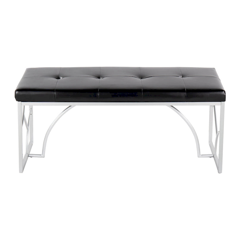 Banc moderne, banc polyvalent pour la maison, soutien stable et montage facile, meuble d'appoint élégant, siège d'appoint indispensable pour appartement et maison