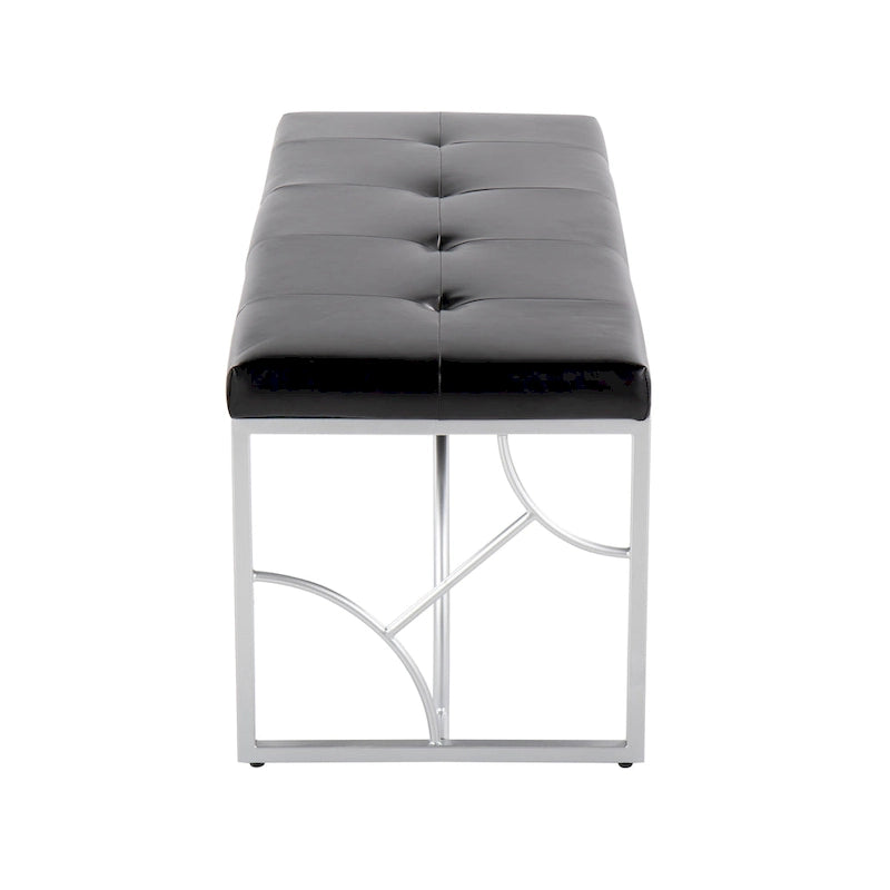 Banc moderne, banc polyvalent pour la maison, soutien stable et montage facile, meuble d'appoint élégant, siège d'appoint indispensable pour appartement et maison