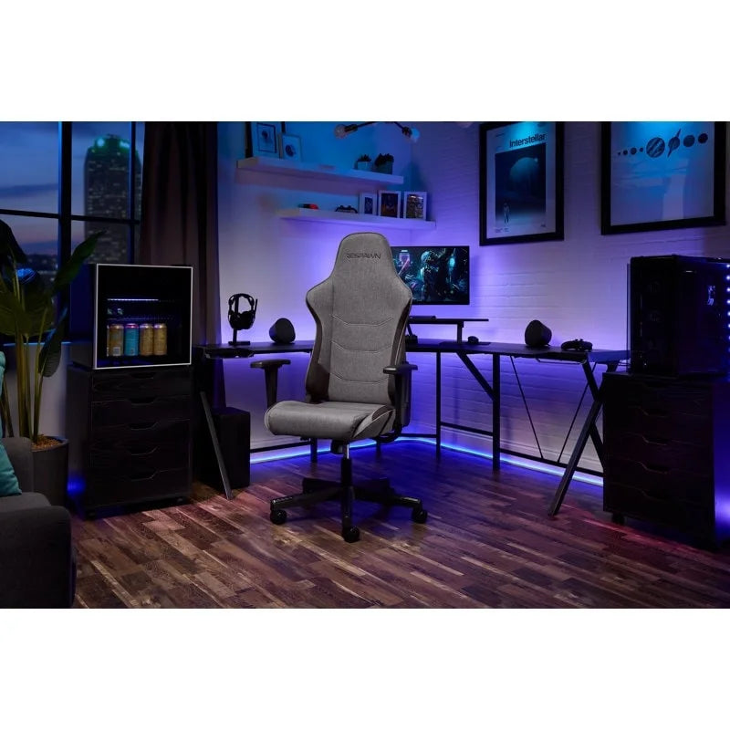 Fauteuil de jeu ergonomique 110 - Chaise de bureau pour ordinateur PC à haut dossier de style course