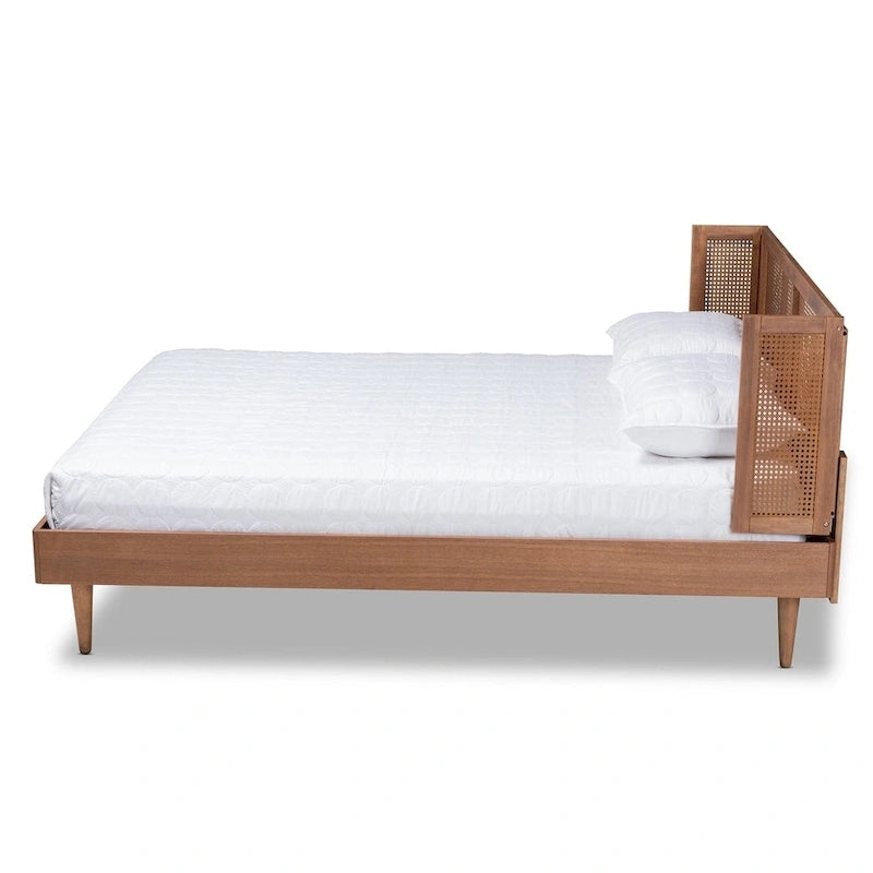 Lit plateforme Mid-century Modern