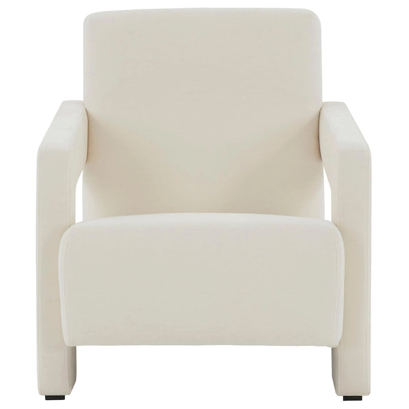 Fauteuil d'appoint moderne en velours - 27 po L x 35 po P x 30 po H - 27Lx35Px30H