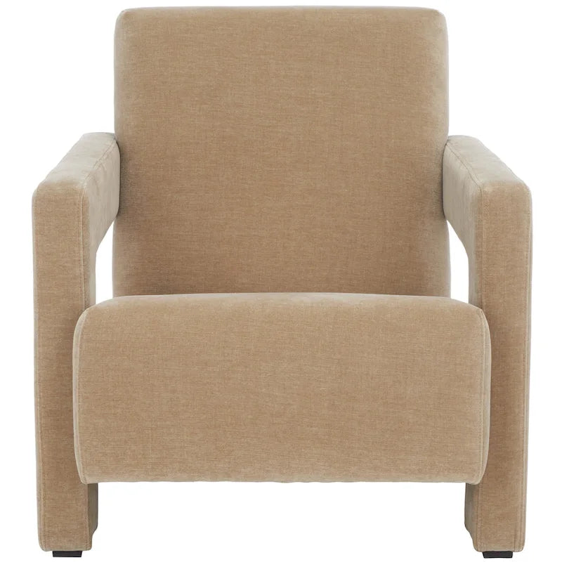 Fauteuil d'appoint moderne en velours - 27 po L x 35 po P x 30 po H - 27Lx35Px30H