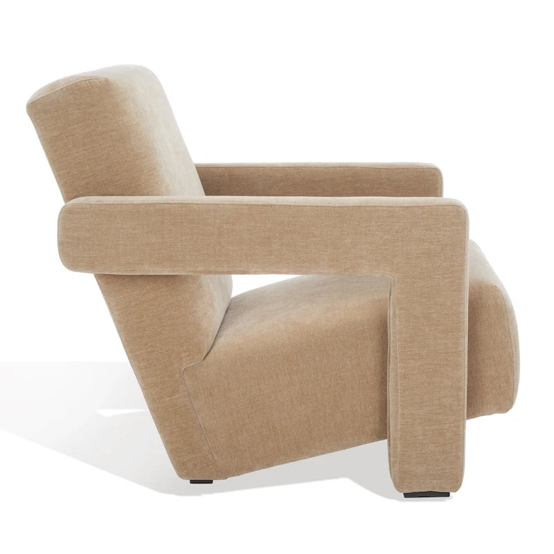 Fauteuil d'appoint moderne en velours - 27 po L x 35 po P x 30 po H - 27Lx35Px30H