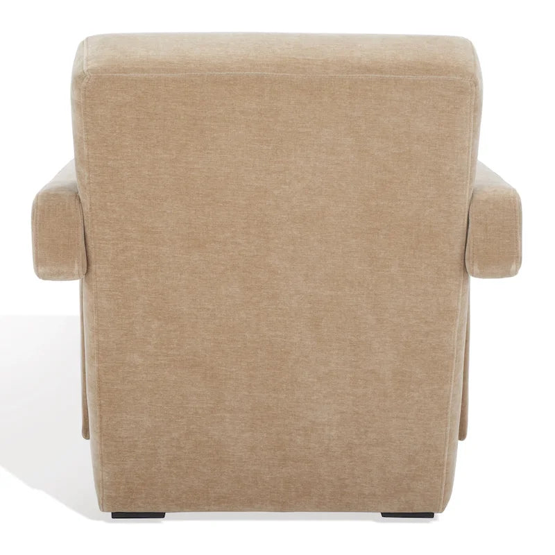 Fauteuil d'appoint moderne en velours - 27 po L x 35 po P x 30 po H - 27Lx35Px30H