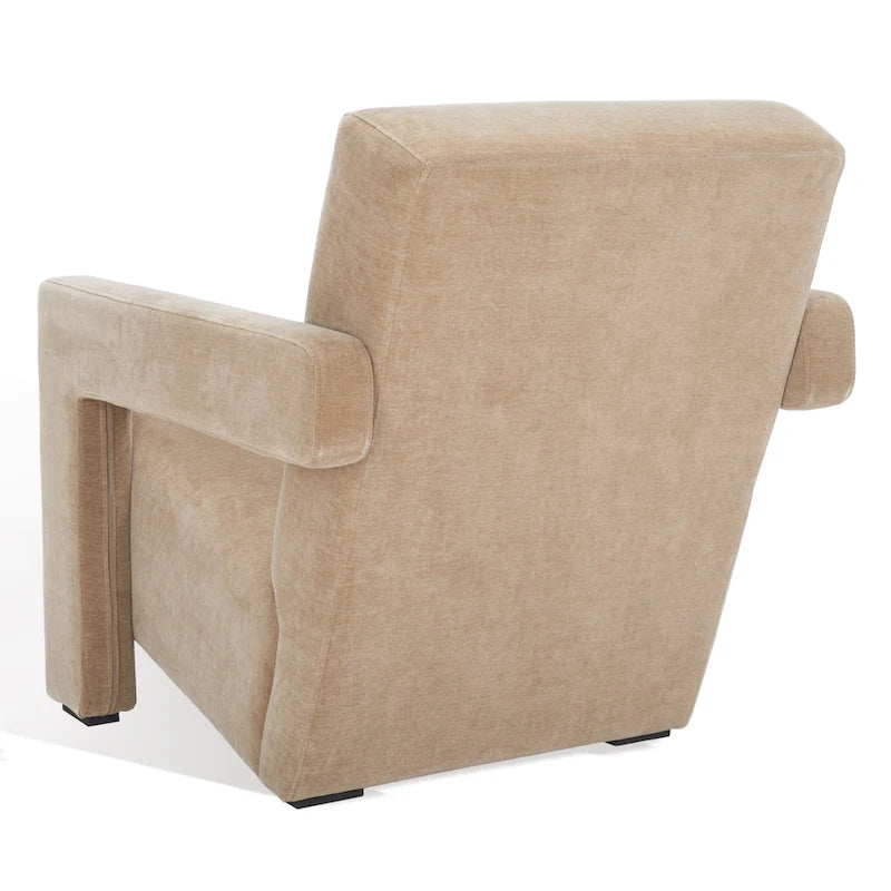 Fauteuil d'appoint moderne en velours - 27 po L x 35 po P x 30 po H - 27Lx35Px30H