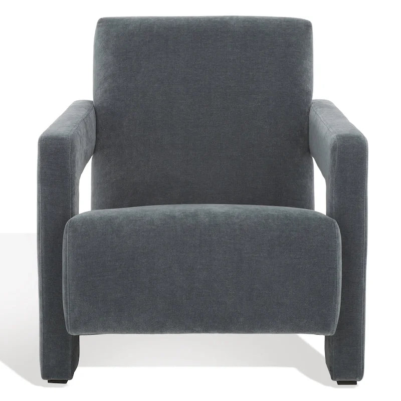 Fauteuil d'appoint moderne en velours - 27 po L x 35 po P x 30 po H - 27Lx35Px30H