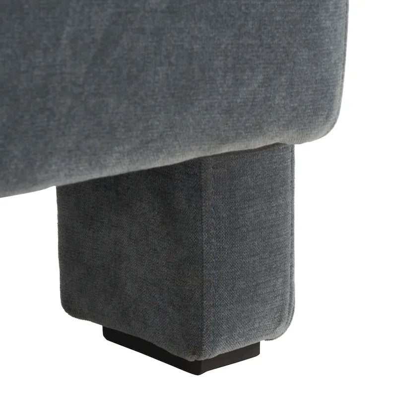 Fauteuil d'appoint moderne en velours - 27 po L x 35 po P x 30 po H - 27Lx35Px30H