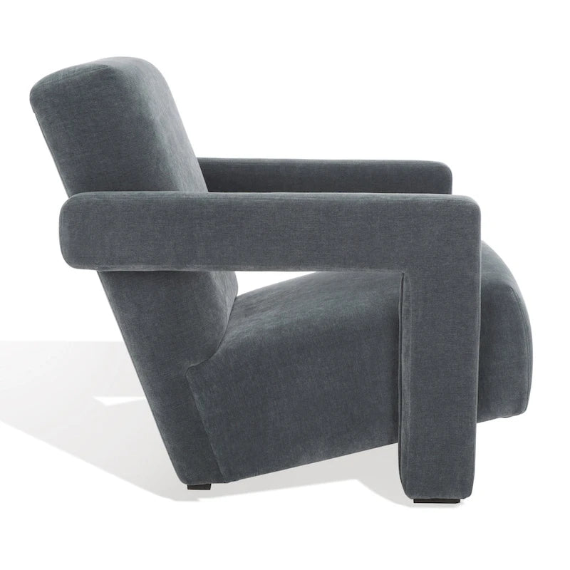Fauteuil d'appoint moderne en velours - 27 po L x 35 po P x 30 po H - 27Lx35Px30H