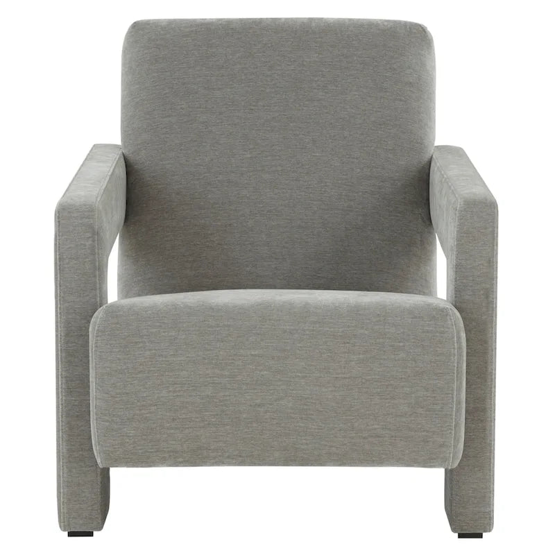 Fauteuil d'appoint moderne en velours - 27 po L x 35 po P x 30 po H - 27Lx35Px30H