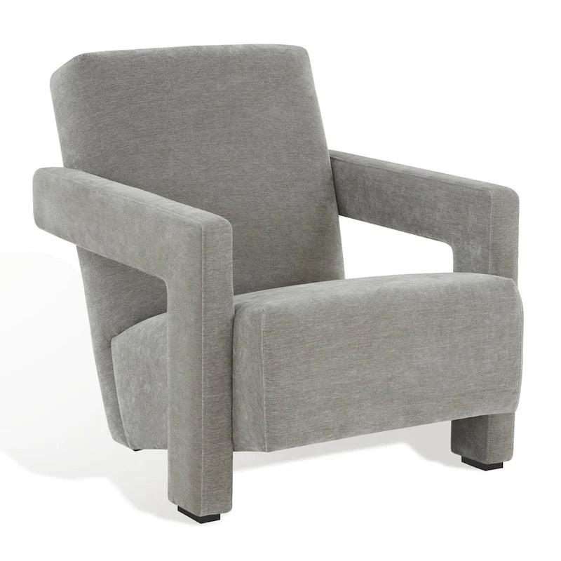 Fauteuil d'appoint moderne en velours - 27 po L x 35 po P x 30 po H - 27Lx35Px30H
