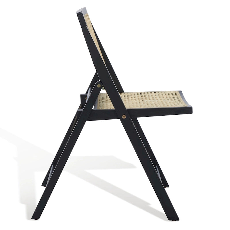 Chaise de salle à manger pliante en cannage (lot de 2) - 18 po L x 23 po P x 33 po H - 18L x 23P x 33H