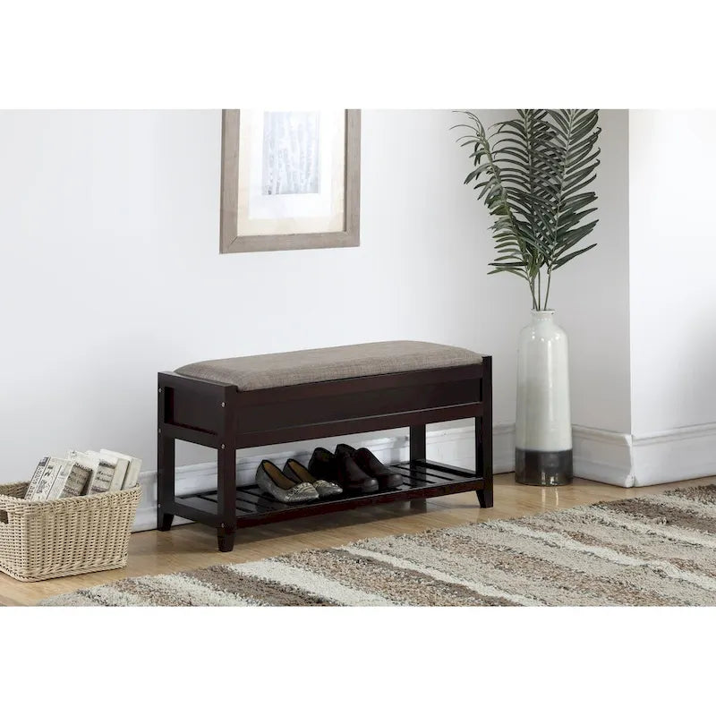 Seating Bench with Shoe Storage for Living Room,Bedroom